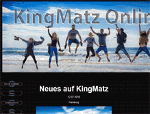 Tablet Screenshot of kingmatz.com